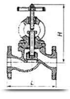 Клапан запорный (вентиль) 15кч16п, 15кч16нж
